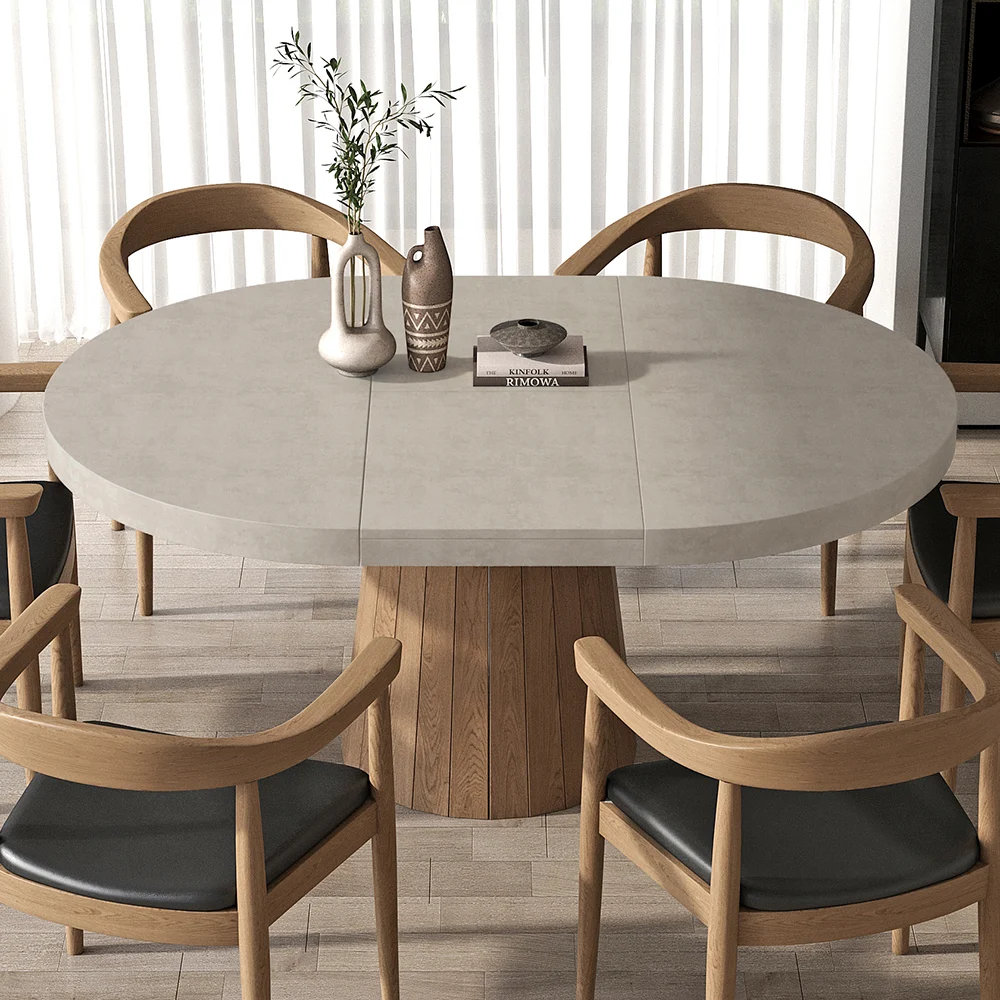 Hokku Designs Tailings Oval 55.1'' L x 39.4'' W Japandi